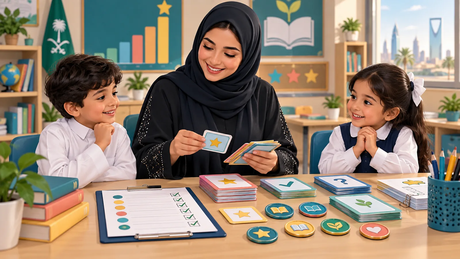 سجل متابعة وتقويم مهارات طلاب الصف الثاني
